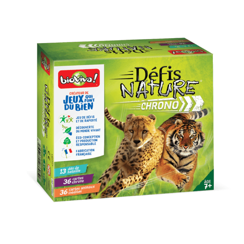 Defis Nature Chrono Jeu De Cartes Et De Plateau Bioviva