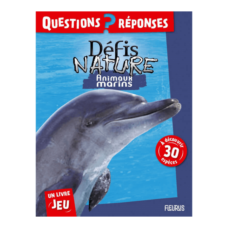 Livre Defis Nature Animaux Marins